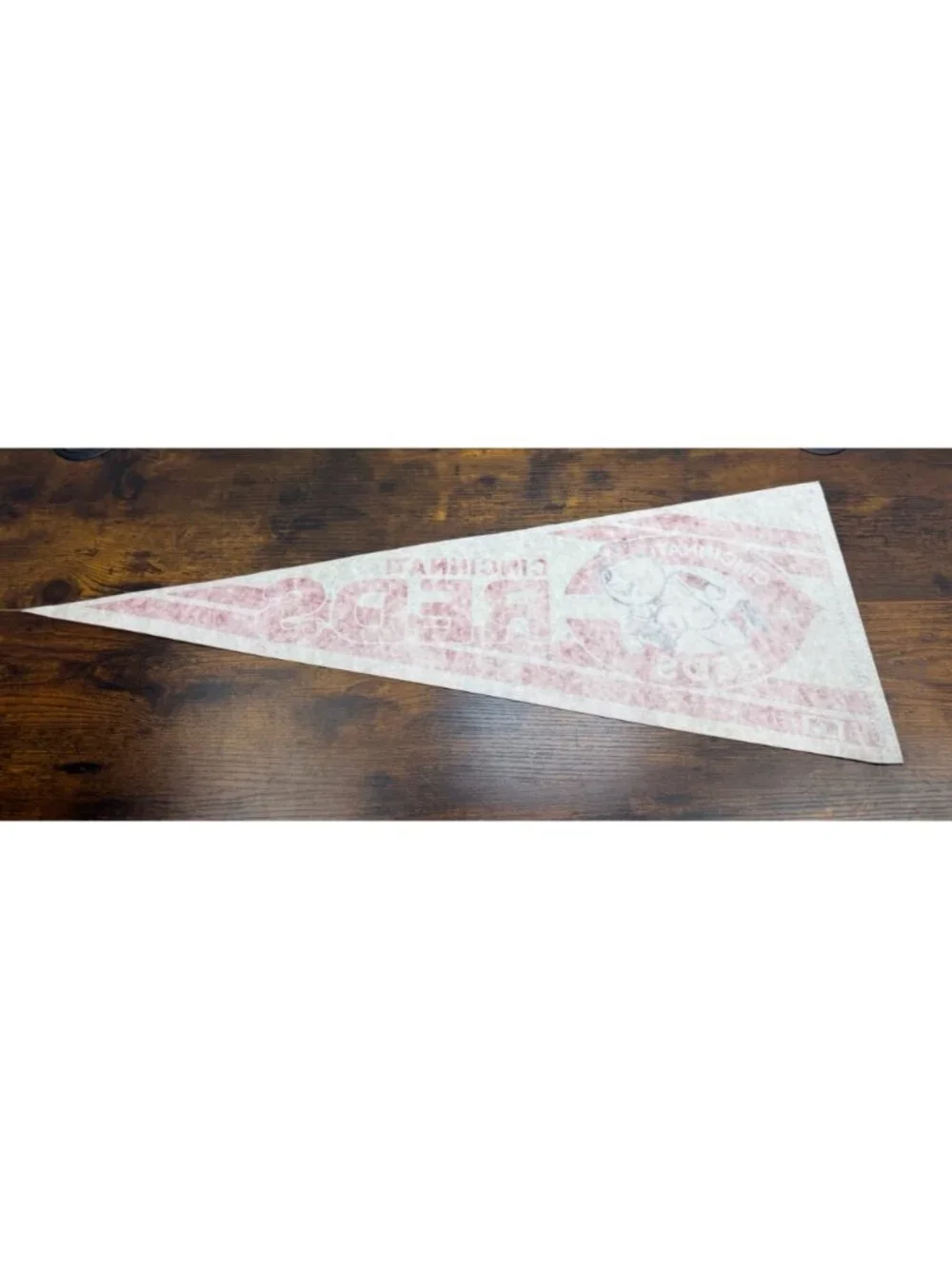 Cincinnati Reds Vintage Felt Pennant MLB Baseball Memorabilia 30 inches